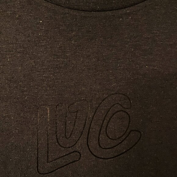 NEVER USED - Charcoal graphic Tee - print front and back - LuCo - Picture 4 of 5